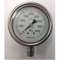 100mm Safety Pattern Full Stainless Steel Pressure Gauge