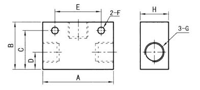 Shuttle Valve Dimensions