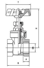 Brass Threaded Gate Valve