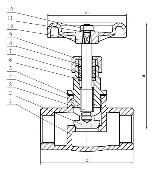 Stainless Steel Threaded Globe Valve