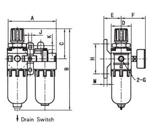 Airline Filter Regulator & Lubricator