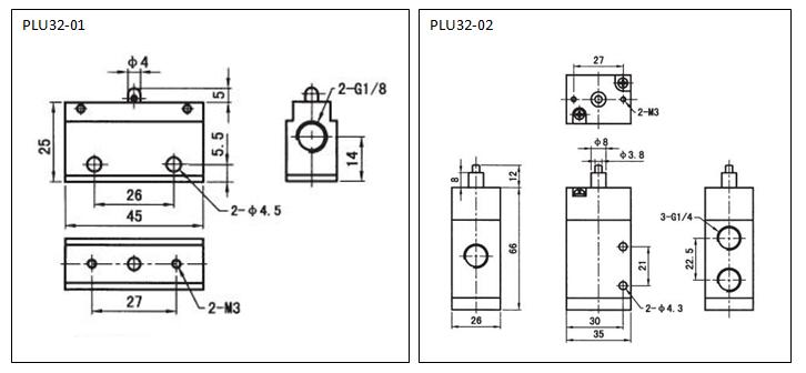3 way 2 position plunger valve
