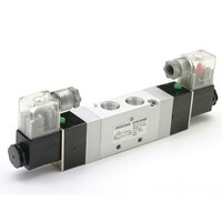 5 Way 3 Position Double Solenoid Valve Closed Centers