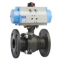 Cast Steel Double Acting ANSI 150 Flanged Fire Safe Ball Valve